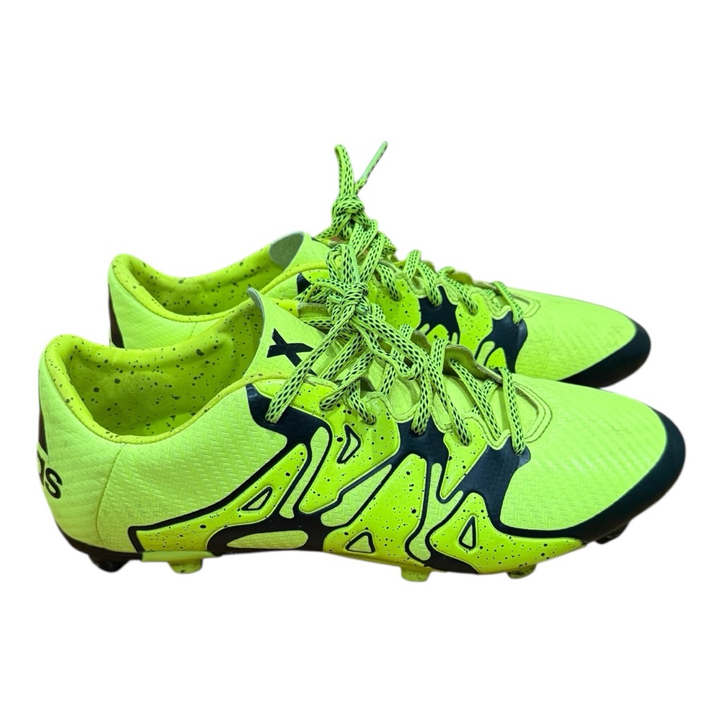 Adidas Neon Green And Black Athletic Shoes